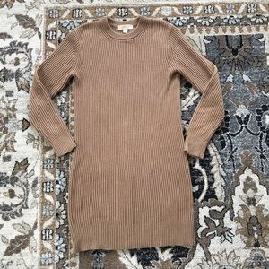 SOLD: 🌿MK Michael Kors Tan Sweater dress